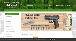 Desktop Screenshot of lovecke-potreby.com