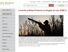 Tablet Screenshot of lovecke-potreby.eu